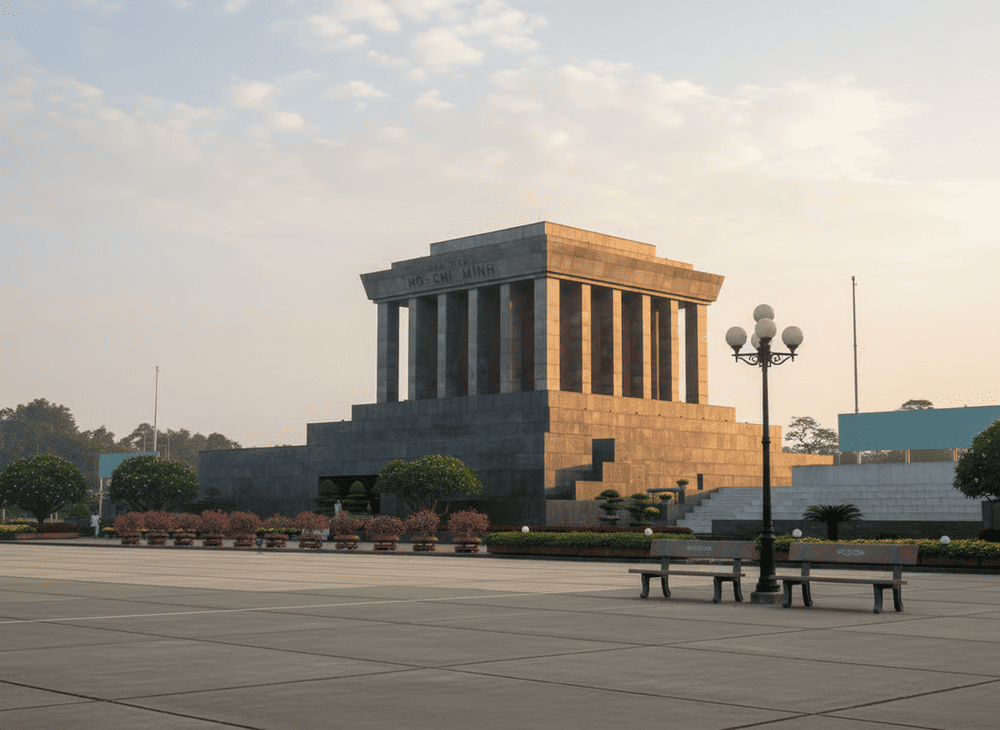 Kiến tr&uacute;c của Lăng Chủ tịch Hồ Ch&iacute; Minh chịu ảnh hưởng lớn từ Li&ecirc;n X&ocirc;